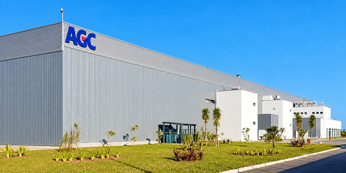 Bâtiment de l’usine AGC Automotive